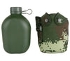 Military Camping Water Bottle - 1L with Pouch