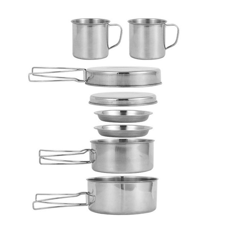 8 Piece Portable Camping Cooking Set